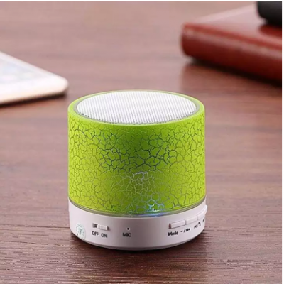 Mini Portable Bluetooth Speaker With Built-in Mic & LED Light